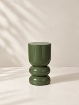 Olive Stack pedestal side table